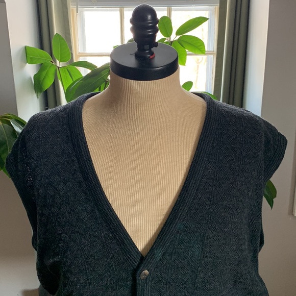 Collezione Dante Wool Blend Vest Made in Italy Size XL - Picture 2 of 9